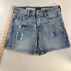 Pilcro and the Letterpress Slim Boyfriend Jean Shorts by Anthropologie Size 25